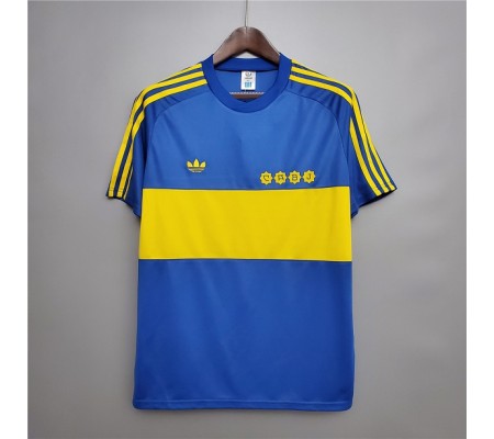 Boca Juniors 1981 Home Dark Blue Soccer Jersey